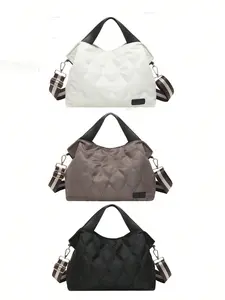 Women's Lightweight Padded Handbag, Ideal for Travel, Work, Beach, Gym, Store, Versatile and Comfortable Shoulder Bag