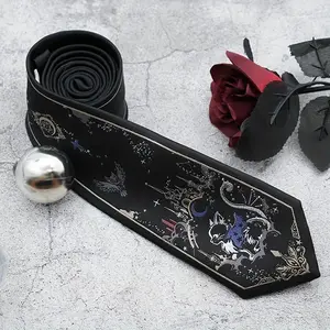 1PC Artisan Handmade Embroidery Tie - Vintage Floral Pattern Woven Necktie for Men, Soft Fabric Texture, Unique Artistic Design, Stand Out from Ordinary Ties, Perfect for Creative Professionals & Art Lovers. Cute Bunny Knit Hat Women frame