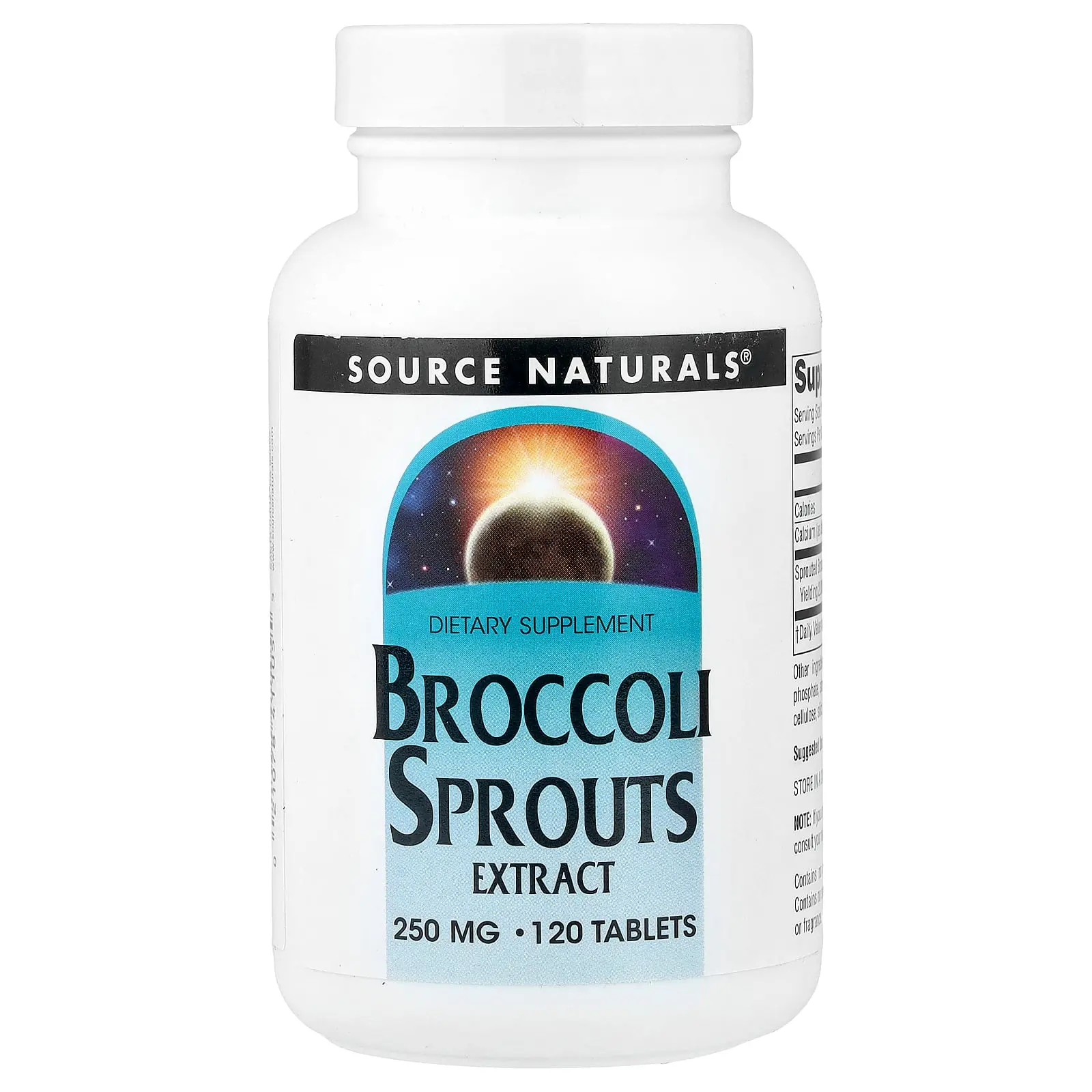 Source Naturals Broccoli Sprouts Extract, 250 mg, 120 Tablets
