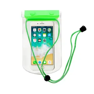 Sporty Swimming Triple-Layer Thickened Waterproof Phone Pouch - Transparent, Touchscreen-Compatible, Large-Sized Phone Case