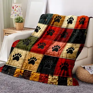 Soft Flannel Blanket for Dogs, Novelty Pet Accessory, Perfect for Naps at Home, Office, School, Travel, Gift Idea