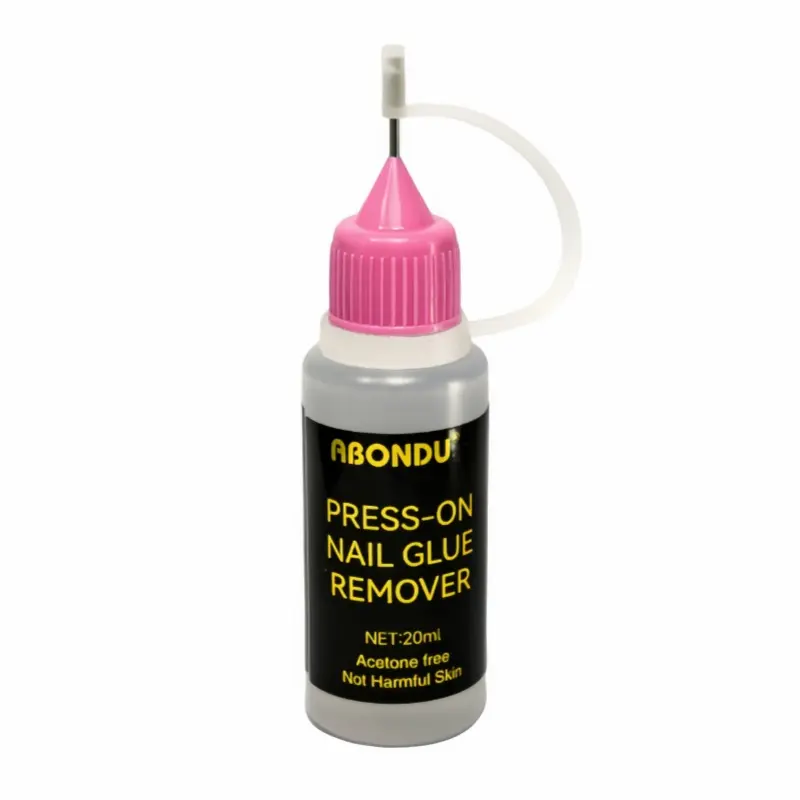 20ml Nail Glue Remover, Gentle Non-Acetone Formula for Press-On Nails, Soft Gel, Nail Tips, Precise Pinpoint Dropper, Quick Dissolve, Fast Gel Remover, No Damage, Easy Removal at Home or Salon Healthy Efficient Polish Manicure Nail Art Remover Nail Care N