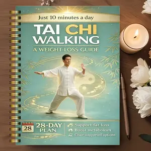 Tai Chi Walking for Weight Loss: A Healthy 28-Day Progressive Plan for Seniors Guided Journal