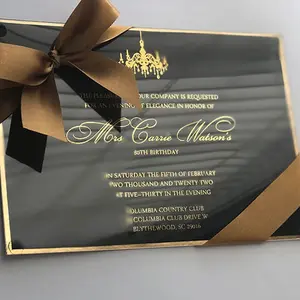 Boxed Acrylic Invitation