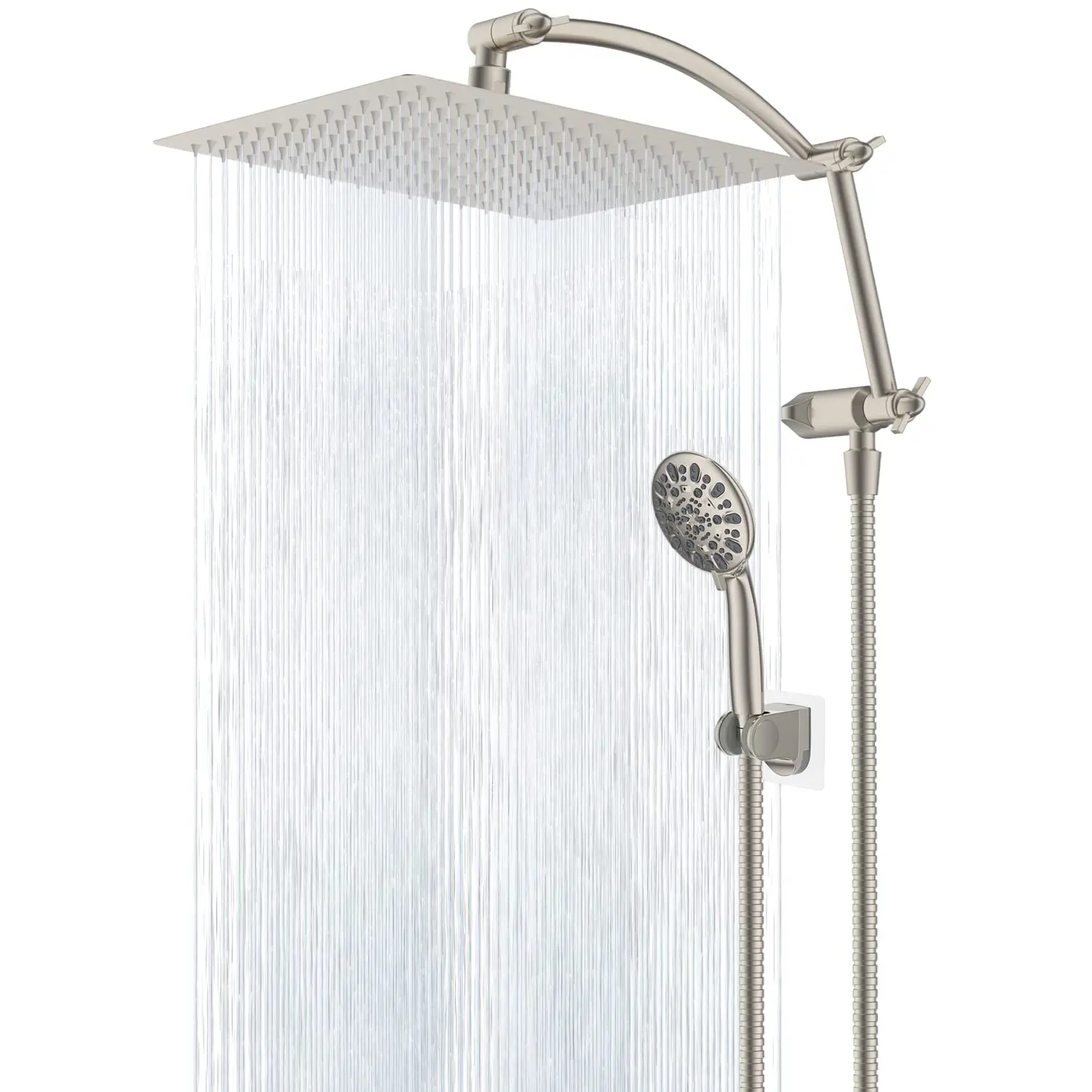 Square-12 Inch-Brushed Nickel