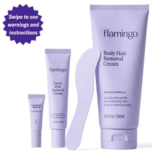 Flamingo Hair Removal Cream Duo - Face & Body - Effective Hair Removal Depilatory Solution