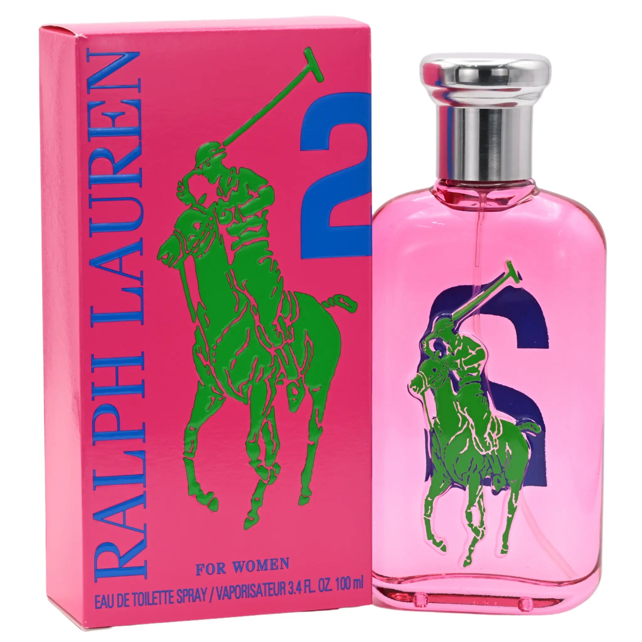 Ralph Lauren Big Pony Pink 2 Romantic Women's Fragrance, EDT, 3.4 fl oz, New in Box, Fragrances, Fruit-Scented Women's Fragrance