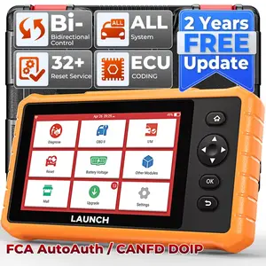 CRP919W Bidirectional Scan Tool, All System Car Diagnostic Scan Tool OBD2 Scanner for All Cars with 32+ Reset Service, Active Test, AutoVin, FCA Autoauth DoIP & CAN FD, 2-Year Free Update