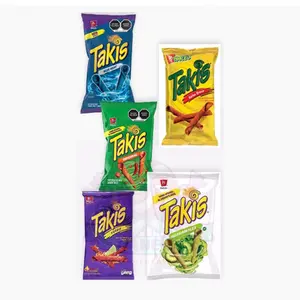 Barcel Takis (5pack) 5 Flavors- Blue Heat, Original, Fuego, Salsa Brava y Huakamoles -Snack Chips