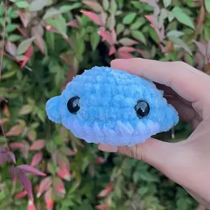 Crochet Mini Whale Plush