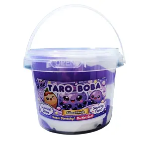 Taro Boba Slimedough Slime - 10 oz Bucket - Non-Sticky - Sensory