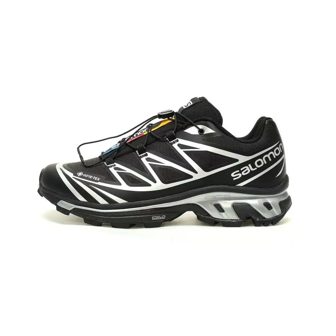 Salomon XT‑6 Unisex Sport‑Style Trail Shoes, Wear‑Resistant Fabric, Stable Heel Support, Ideal for Short‑Distance Running, Gym Training, Weekend Outing