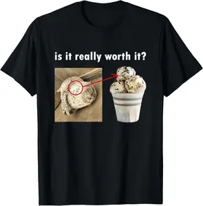 100% Cotton Top Is It Really Worth It Silly Seal Meme T-Shirt