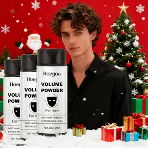 Men's hair styling fluffy powder edge control smooth and shaping natural ingredients matte effect increases hair texture, suitable for dating and holiday styling, give him Halloween and Christmas gifts