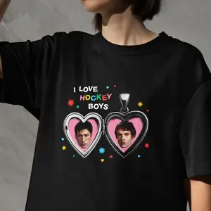 Heated Rivalry T-Shirt, I Love Hockey Boys, Shane Hollander, Ilya Rozanov