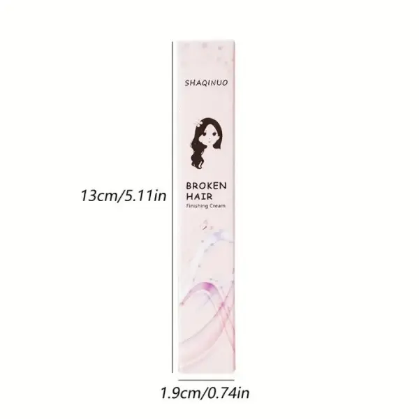 SHAQINUO Broken Hair Finishing Cream, Haircare Product with 13cm-5.11in Length and 1.9cm-0.74in Width