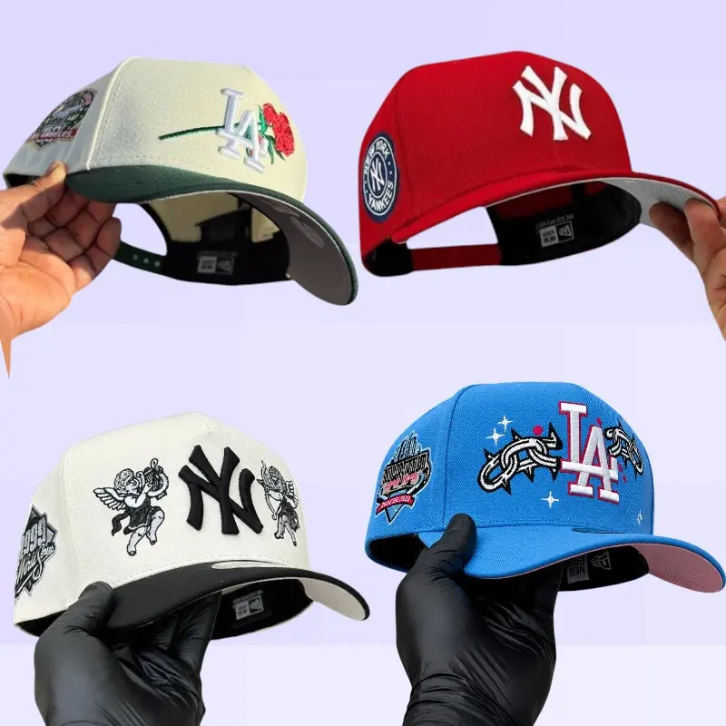 New Era MLB LA Dodgers NY Yankees 9FORTY 59FIFTY Cap – Snapback Fitted Baseball Hat Unisex, Gorras para Hombre Mujer, Adjustable Trucker Design, Vintage Flat Brim Look, Urban USA 2026 Fashion Drop
