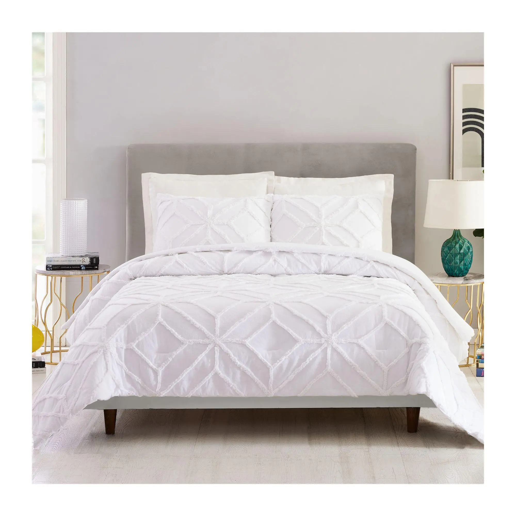 Trina Turk Tufted Chenille Full/Queen Duvet Set