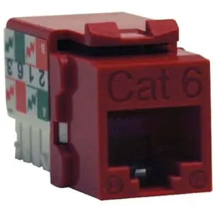 Tripp Lite N238-001-Rd - Cat6-Cat5E 110 Style Punch Down Keystone Jack