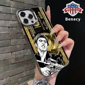 Maverick Pattern Phone Case for iPhone 16 15 14 Pro Max 13 12 11 XR XS Plus E IMD Hybrid Plate Scratch-resistant Rugged Durable Smartphone Cover
