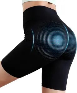 EMS Toning Shorts, Massage Yoga Pants, Waistband Heatable, 8 Modes 30 Microcurrent Levels, Washable Sports Shorts, Butt Lifting Summer vibes, Wearable Hip Workout Device for Passive At-Home Fitness