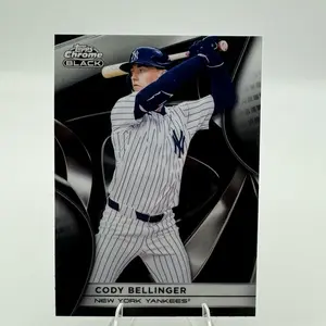 Topps Chrome Black 2025 Cody Bellinger New York Yankees Baseball Trading Card Collectible Sports Memorabilia