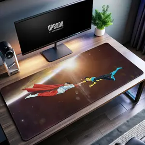 Omni-Man vs. Invincible Epic Showdown Desk Mat - Large Space Battle Mouse Pad