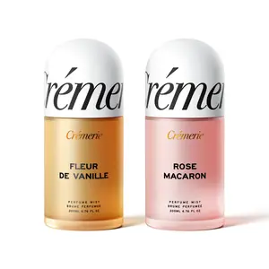 Crémerie Vanilla Rose Perfume Mist Duo | Sweet Gourmand Fragrance Set | Dessert Inspired Vanilla & Floral Perfume Spray