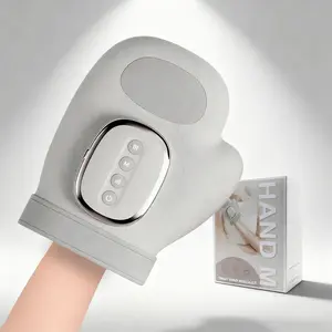 Heated Compression Hand Massager, USB Rechargeable Massagers, Portable 3-Mode Hand Spa for Pain Relief, Ideal for Office Workers, Athletes & Arthritis