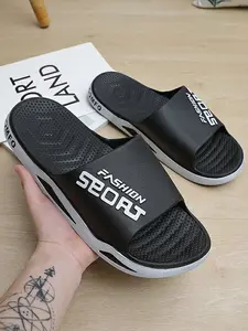 Men's Fashion Comfortable Sports Slippers, Open Toe Massage Slippers, Anti-Slip Breathable, Ideal for Spring Summer Outdoor Vacation Beach