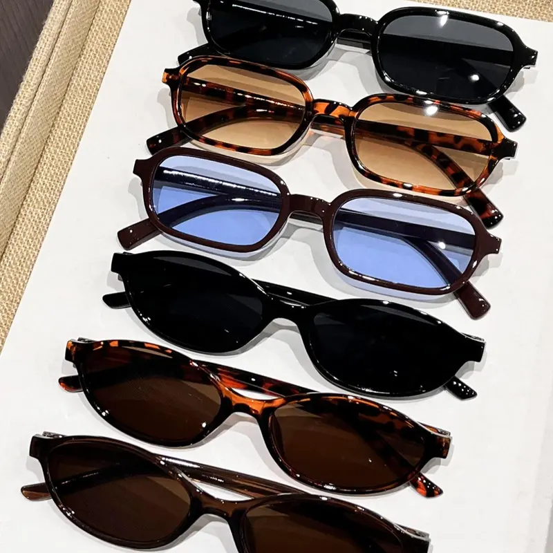 6 Pairs Retro Small Frame Classic Sunglasses for Men and Women, Vintage Trendy Sunglasses, Casual Sunglasses, Stylish Travel Sunglasses for Everyday, Versatile UV Protection Glasses #GLOBAL PICKS