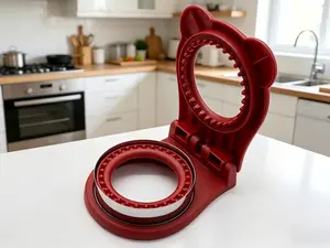 3.7 Inch Sandwich Cutter and Sealer, Pocket Shape Uncrustable Maker for Breakfast & Lunch