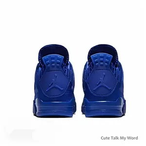 Brand New with Box Royal Blue Knit Breathable Sneakers Retro Basketball Shoes Air Cushion shoes