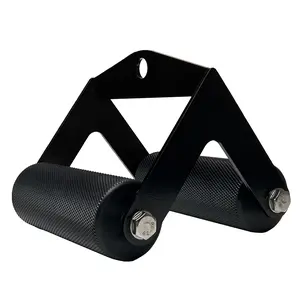 Upgraded LAT Pulldown Attachments Double D Handle, V Bar Cable Machine Attachments, Cable Attachments Gym Handles for Weight Workout