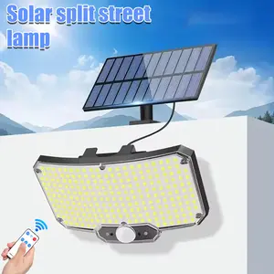 1/2/4 PACK Outdoor Solar Fence Lights with Motion Sensor 234LED High-Brightness IP65 Waterproof Patio Garage Wall Light 3 Modes for Garden Front Door