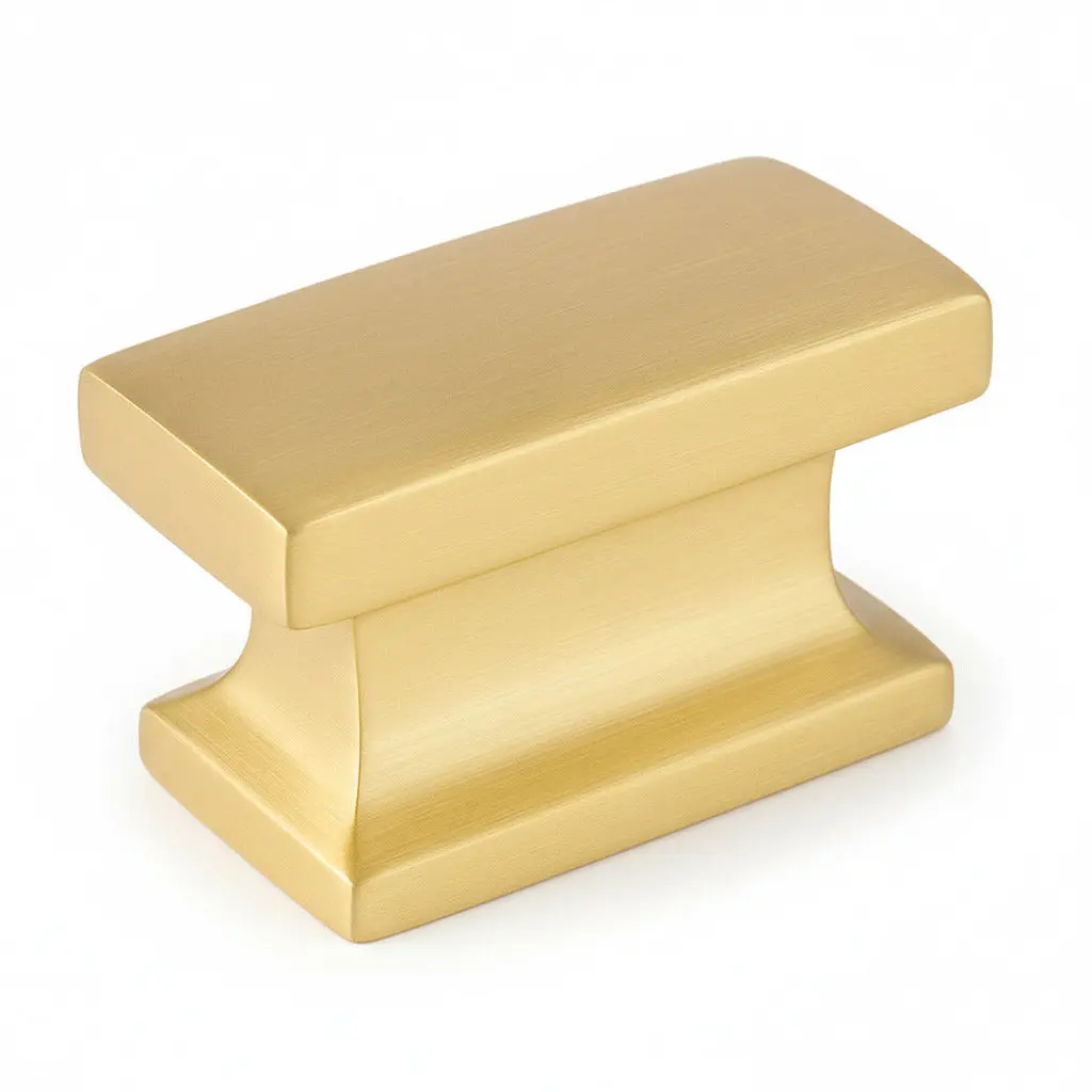 Cosmas 701BB Brushed Brass Contemporary Cabinet Knob