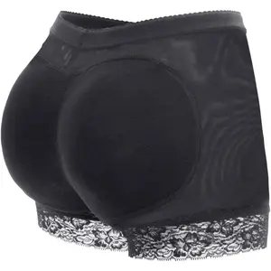 Womens Seamless Butt Lifter Boyshort Padded Po Panties Hip Enhancer Underwear Black Womenswear