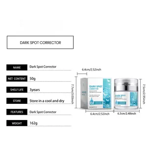 Muhaha Dark Spot Corrector 50G Cream with Panthenol Vitamin C & E for Skin Color Spots Melanin Rejuvenation Brightening Translucent Treatment