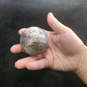 Large Lepidolite Sphere Lithium Crystal Ball