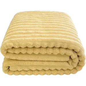 Emotional Support Blanket Yellow, Security Blanket, Calming Dog Blanket, Rabbit Hair Plush, Designed for Pets, Soft and Comfortable for Indoors Sofa, Kennel (Yellow, 27.56 * 39.37")