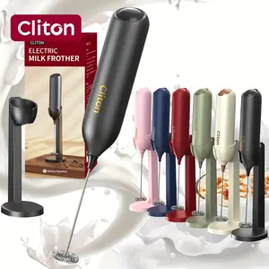 A powerful electric milk frother, mini handheld frother, and quick beverage mixer. Battery-powered, froths in seconds, and perfect for coffee, cappuccino, matcha, and hot chocolate. Easy to clean, quiet operation, and makes a great holiday gift.