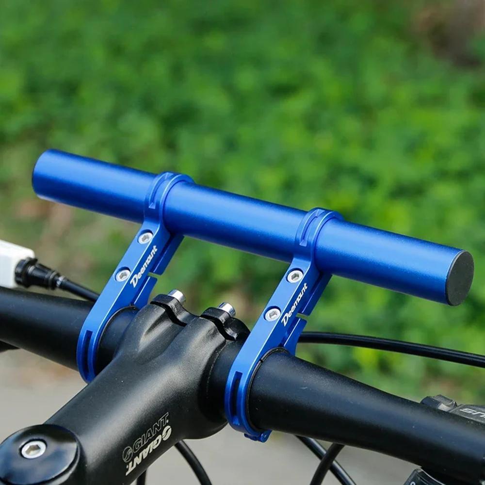 30cm Bicycle Handlebar Extended Bracket MTB Headlight Mount Extented Bar Road Mountain Bike Handlebar Extender Rack Parts