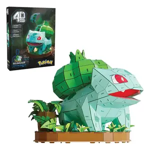 4D Build Pokemon Bulbasaur 3D Model Kit