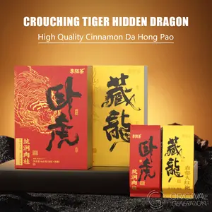 Crouching Tiger Hidden Dragon 512g(8g×64pcs） High Quality Wuyi Cinnamon Da Hong Pao Oolong Tea Set 512g(8g×64pcs）32packs Da Hong Pao Tea  32packs Cinnamon Rock Tea