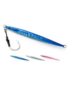 BLUEWING Fishing Saltwater Jigs Speed Jigging Slow Jigging, Jig with Hook Vertical Jigs for Saltwater Fish Artificial Lures Jigging, Thunderbolt Jig