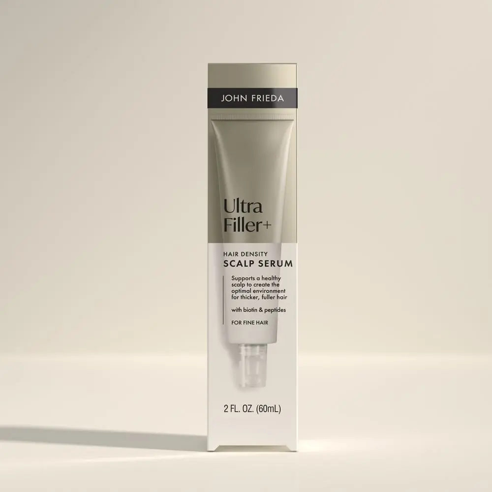 John Frieda ULTRAfiller+ Hair Density Scalp Serum, Hair Thickening Serum for Fine Hair, 2 fl oz John Frieda ULTRAfiller+ Hair Density Scalp Serum, Hair Thickening Serum for Fine Hair, 2 fl oz