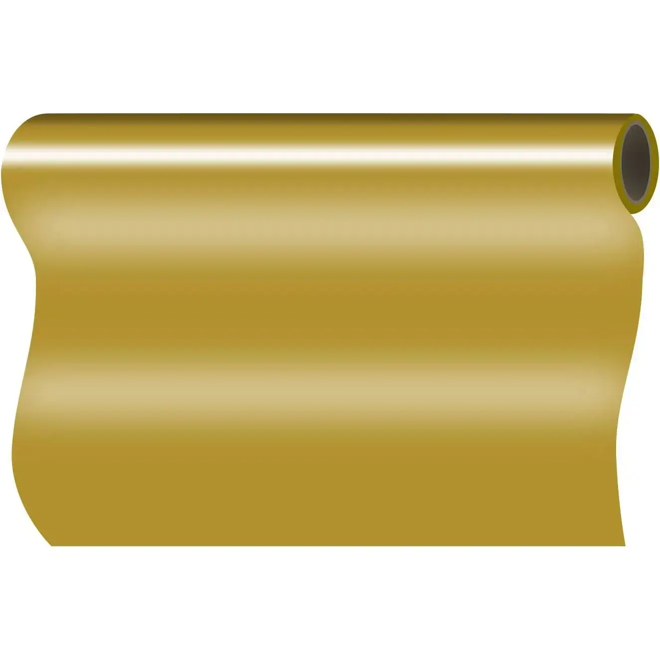 Gold HTV Heat Transfer Vinyl Roll- 12" x 12ft Gold HTV Vinyl for Shirts - Easy to Cut & Weed Iron on Vinyl for Clothes(Gold)