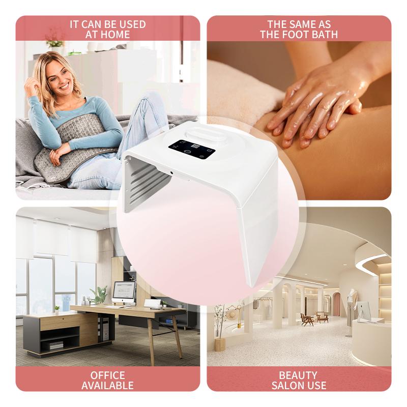 Summervibe Multi-functional LED Light Therapy Device with Nano Mist Steam, Full-Body Use for Facial, Back & Skin Care, At-Home Spa Experience