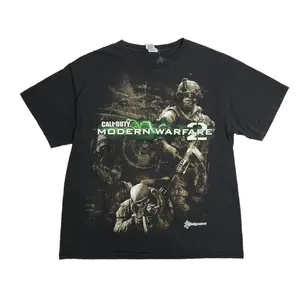 2009 Call of Duty MW2 Graphic T-Shirt – Retro Gaming Tee, Unisex Cotton Shirt for Game Fans