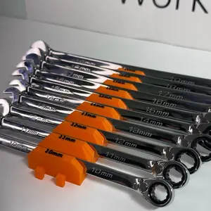 ProLine Works Modular Snap-Together Magnetic Wrench Organizer SAE & Metric Expandable Toolbox Secure Holder Custom Colors Sizes Available